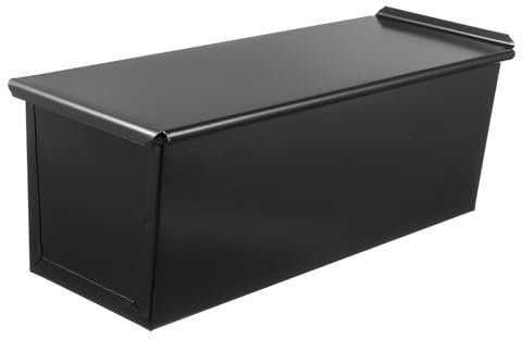 COLLBATH Toast Box Mold Sliding Cover Bread Cake Mold Non-Stick Pan Large Lidded Bread Tin Toast and Loaf