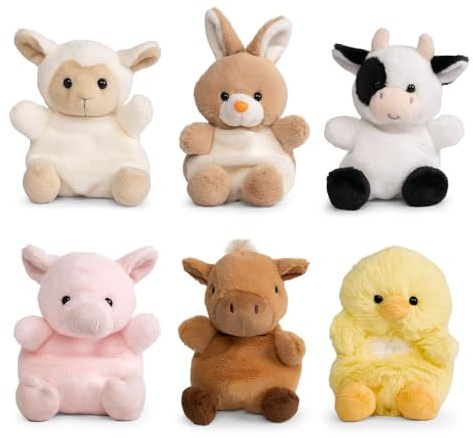 Living Nature Kuscheltier Bauernhof Little Snugglies Farm Spielzeug