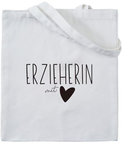 RF&CM Baumwolltasche,Geschenk für Lehrkräfte, Geschenktasche - Abschiedsgeschenk, Lehrerin mit Herz Tasche,Geschenkidee Lehrer Professor Geschenk Tasche Handtasche Einkaufstasche