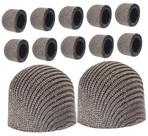 NUOBESTY Punte di Ricambio per Penna Touch, 12 Pezzi Conduttivo Resistente Punte Sostituibili, Adatte per Smartphone e Dispositivi Schermo Touch