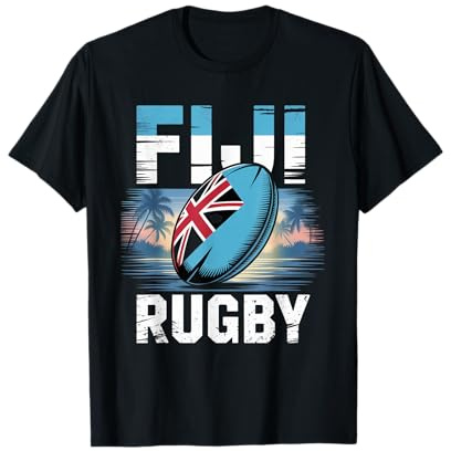 Fiji Rugby Fijiana Rugby Fijian Damen Rugby Warriors Island T-Shirt
