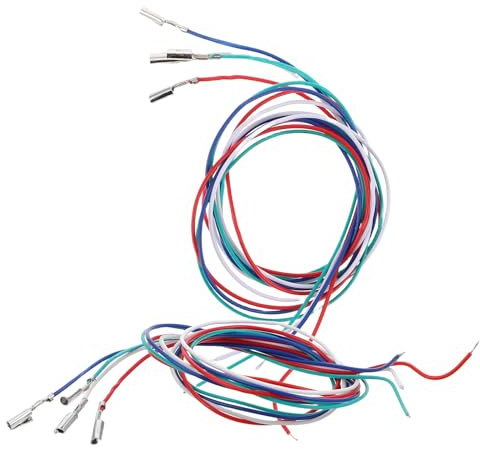 JOINPAYA 8stücke Anschlusskabel für Plattenspieler Ersatz-tonabnehmerkabel Phono-audiokabel Kompatibel mit Meisten Plattenspielern Farbcodiert für Einfache Handhabung Extra Lang für Flexibi