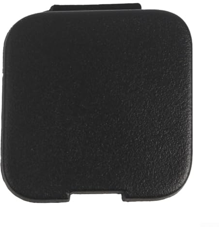 MeevrgR Copertura paraurti anteriore per rimorchio BMW X3 E83 2004-2010 (non M Sport) 51113400905/51113416210, tappo gancio di traino in ABS nero, 4,5 x 4,7 cm