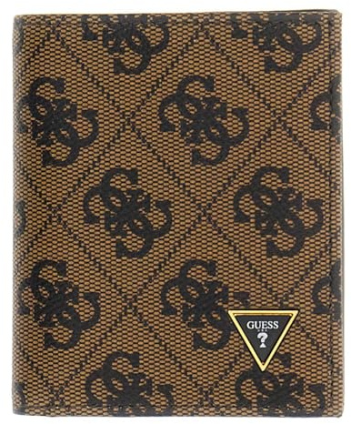 GUESS Leder Geldbörse Milano Bifold Wallet Coffee braun