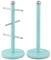 SQ Professional Dainty Mug Tree and Kitchen Roll Holder Stand Set (Seafoam)