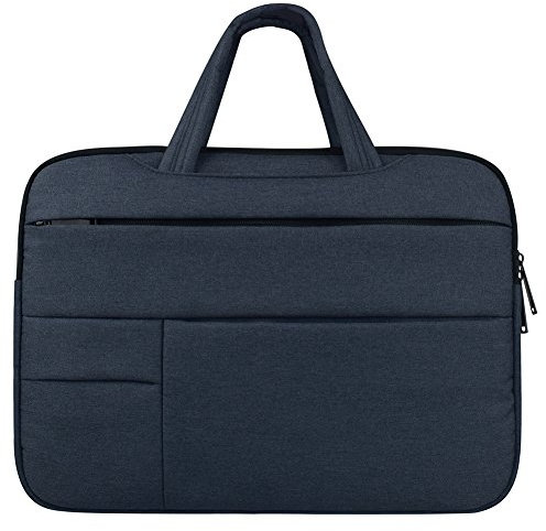 Laptop Sleeve für MacBook Air/Pro Retina 15 Zoll/Dell/Surface Pro/Book Ultrabooks Hülle Tasche Multifunktionale Aktentasche mit Vordertaschen Leichte Nylon Schutzhülle