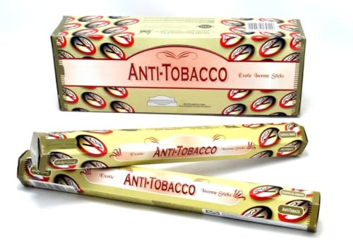 Anti-Tabak Räucherstäbchen Lotterie Räucherstäbchen x 120 indischer Import Klassische Räucherstäbchen