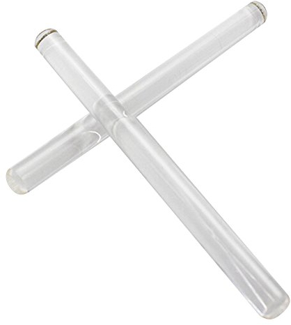 FamilyFirst Tradings Mini Acrylic Rolling Pin Kitchen Cake Cookie Clay Kids Tool Transparent Roller