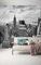 Komar 323-DV3 Papier peint photo intissé Motif New York et Manhattan Noir/blanc 300 x 250 cm