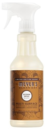 MRS. MEYER'S CLEAN DAY Multi-Surface Everyday Cleaner, Acorn Spice Scent, 16 Fl Oz Bottle
