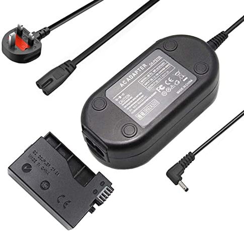 TKDY ACK-E8 Replacement AC Power Adapter Supply DR-E8 DC Coupler Charger Kit for Canon EOS Rebel T5i T4i T3i T2i Kiss X6 X5 X4 700D 650D 600D 550D