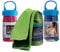 Muxel Cool Down Towel Kühltücher Fitnesstücher Sporttücherin der Flasche 3 Tücher