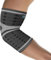 bonmedico Professional Ellenbogen Bandage Kusano für Damen & Herren – Ellbogen Bandage mit Kompressionsgestrick für Links/Rechts - Stützt Gelenk und Muskeln (Grau, M)