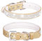 Yiwong Katzen- und Hundehalsband in glänzenden Strasssteinen, Halskette für Hunde und Katzen mit Strasssteinen, Koreanische Wolle Bling Glitzer Strass Hundehalsband