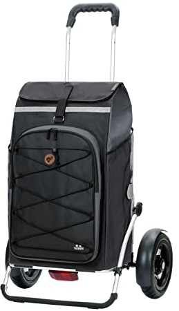 ANDERSEN Einkaufstrolley - Royal Shopper Plus Fado 2.0 grau 74 L Einkaufsroller,Freizeit,Thermo,XXL, Aluminium, klappbar, luftbereiftes Kugellagerrad