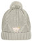 Steiff Jungen Hat With Bobble Beanie M tze, SOFT GREY MELANGE, 55 EU