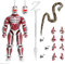 SUPER7 Mighty Morphin Power Rangers Ultimates Lord Zedd Figure, 18 cm