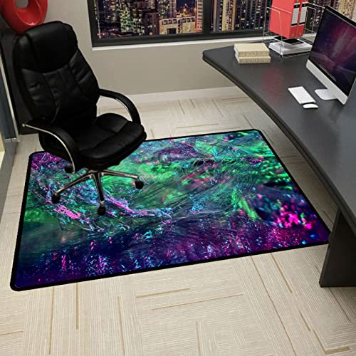 Gaming Chair Mat - 70x100cm Anti-Slip Floor Protector for Low Pile Carpet - Office Chair Mat