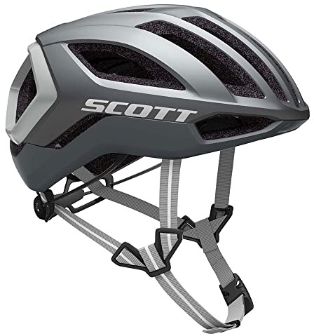 Scott Centric Plus MIPS Rennrad Fahrrad Helm dark silberfarben/reflective 2025: Größe: S (51-55cm)