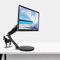 GGZONE Support de Meuble TV, Meuble TV de Table réglable avec Interface USB, Base de TV de Table Flottante Gratuite, Convient à l'écran LED de 13 à 27 Pouces, Max Vesa 100X100Mm Beautiful Scenery