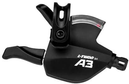 catazer Levier de changement de vitesse pour VTT 7/8/9/10/11/12/13 vitesses droite et 2/3 vitesses gauche pour VTT (A3 droite 8 vitesses)