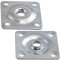 AERZETIX - C73014-10x M10 43/43 mm Plaque plaquette Base Support de Fixation Montage Pied vérin de Meuble réglable Ajustable