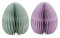 finehomegarden Osterei Waben-Optik Ø8 H10cm 2FB sort. Osterschmuck Papier&Pappe Ostern Deko