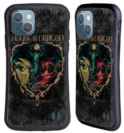 Head Case Designs Officially Licensed House Of The Dragon: Television Series Dragons Season 2 Graphics Hybrid Case Compatible With Apple iPhone 13
