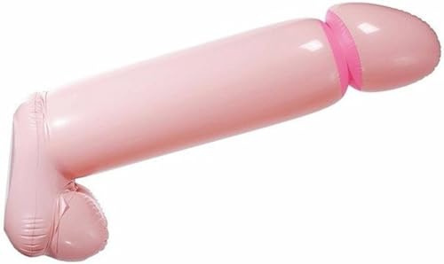 Aufblasbarer Penis 90 cm – Spaß und Partyzubehör für Junggesellenabschiede – aufblasbarer Penis – Junggesellenabschied – zukünftige Braut