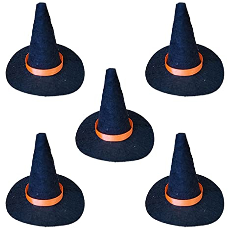 Hexenhüte und Besen Hexenhut Dekoration Halloween Bastelbedarf Kleine Hexenhüte für Hexenhüte und Besen
