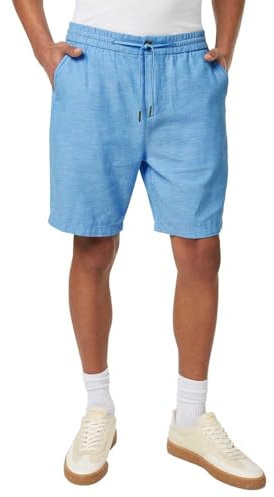 Scotch & Soda Herren Fave Bermuda Shorts, Aqua Blue, 33W