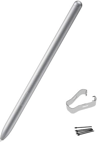 Galaxy Tab S7 S Pen- Galaxy Tab S7 S7 Plus Lápiz para Tablet Samsung Galaxy Tab S7 / S7+ Plus Pen Stylus Pen+ Puntas/Puntas (Plata mística)