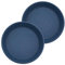 The HC Companies SLI20000DE2T017LRETO Soucoupe Ronde Classique en Plastique Bleu Ardoise 44,5 cm