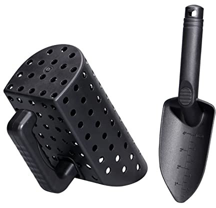 Accessori per Metal Detector Paletta per Sabbia e Cazzuola Strumenti per Scavo per Rilevamento di Metalli Caccia Al Tesoro in Spiaggia Costruzione in ABS di Medie Dimensioni
