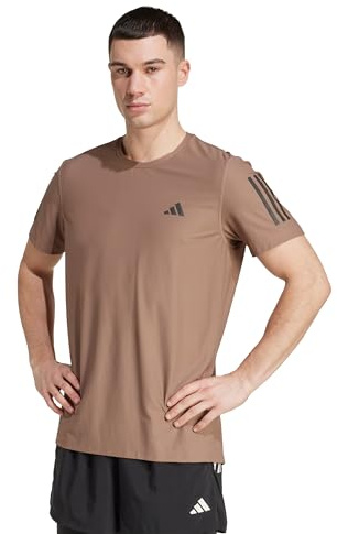 adidas Men's Own The Run Tee, Trace Brown, M