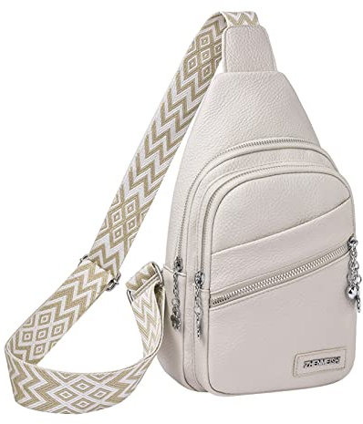 Le sac pour femme peut être relié avec un câble de données USB, sac de poitrine décontracté, sac à dos de grande capacité, sac à dos de bowling, blanc, taille unique