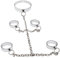 Handschellen für Sexspiele Fesseln Sexspielzeug für Paare Bondageset Fessel Set Anfänger SM Metall Handcuffs Fußfesseln Halsband Mit Befestigungskette Bdsms Spielzeug Hart Handfesseln für SM