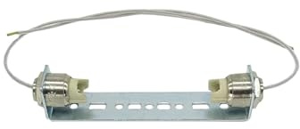 Fassung R7s J78 doppelt mit Teflonkabel für Linearlampen (78mm) - effizient und hochwertig - Energieeffizienzklasse A - Ideal für langlebige und effektive Beleuchtung.