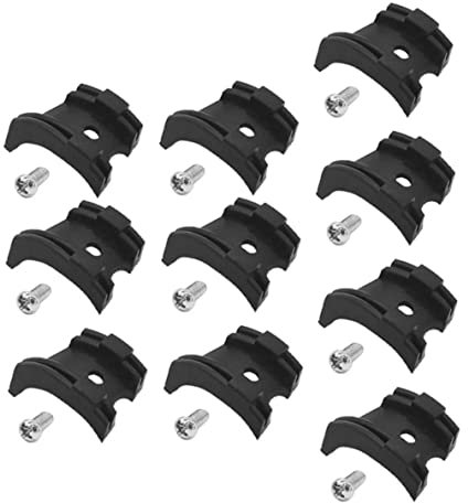 Weduspaty Bike Cable Guide Bicycle Anti Friction Bottom Bracket Shifter Cable Holder Clip with Screws 10PCS Bike Frame Cable Guides