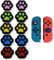 LOMSUXA 10 Pezzi Joystick Switch,Grip Joystick cap Analogico,Copri Joystick Copri Analogico Stick Tappi Thumb Grip Caps Silicone Tappi per Impugnatura per Pollice in Zampe di Gatto per Controller