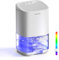 aichilra Deumidificatore elettrico per casa, 1000 ml, deumidificatore silenzioso con 7 colori LED, spegnimento automatico per bagno, camera da letto