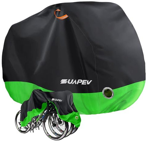 ZUAPEV Fahrradabdeckung Wasserdicht, Fahrradgarage Wetterfest