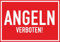 Daged Angeln Verboten Aufkleber 23x16 cm Hinweiszeichen Sticker Wetterfest UV-beständig & Normgerecht T-332