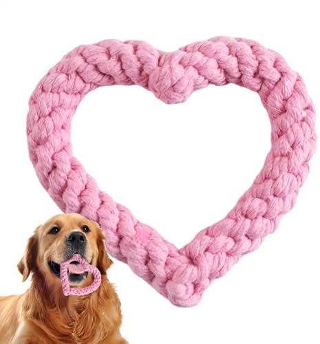 Generisch Hundespielzeug, Herz Seil Kauspielzeug, Für Kleine Mittlere Hunde, Valentinstag Herz Seil Hund Kauen Spielzeug, Haustiere Baumwolle Kauen Liefert, Hundespielzeug Für Kleine Mittlere Hunde