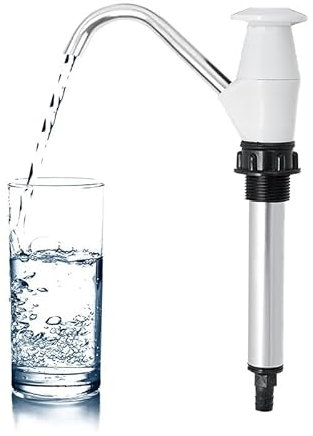 Caravan Sink Water Pump Operated Galley Faucet Replacement Pumping Tool for Camper Boat Motorhome Camping Kitchen Trailer Tap