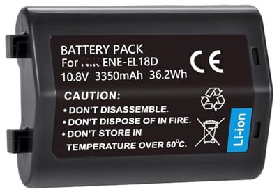 Batterie EN-EL18d, Compatible avec Nikon, for Batterie Z 9 Z9(1pcs)