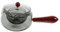 HOMOBABE 360Grado Tetera Giratoria Grados con Mango de Madera Tetera para Preparar Infusor y Colador para