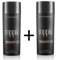 2 x TOPPIK 55 g. Haarverdichter Streuhaar schütthaar Hair Fibers Microhairs, Farbton:Mittelbraun (Medium Brown)