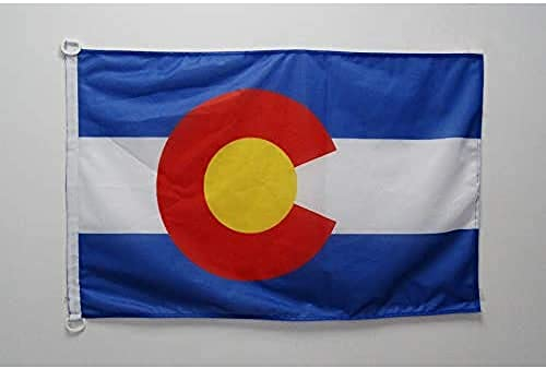AZ FLAG - Flagge Colorado - 90x60 cm - Bundesstaat Colorado Fahne 60 x 90 Cm Aussenverwendung - Flaggen