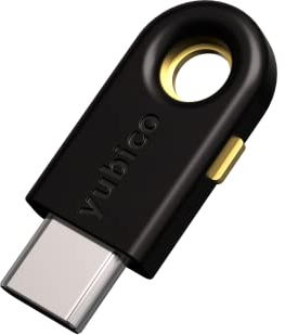 Yubico YubiKey 5C - Two Factor Authentication USB Security Key, Fits USB-C Ports - Protect Your Online Accounts with More Than a Password, FIDO Certified USB Password Key